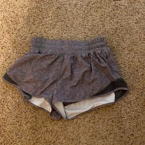 used gray lululemon shorts!! in great condition